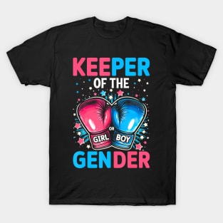 Gender Reveal Keeper Of Gender Boxing T-Shirt